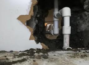桥头厨房下水管道漏水检测